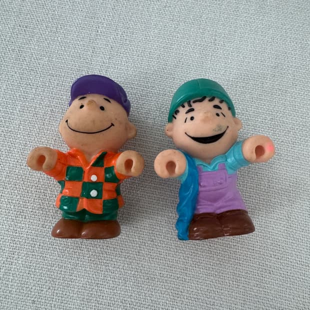 90s 해피밀 디즈니 빈티지 맥토이 / 스누피 찰리브라운 (2ea)