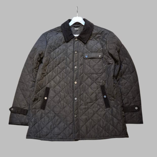 실사이즈-L(착샷잇음) 블랙  퀼팅누빔자켓