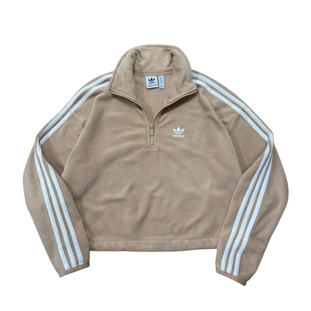 아디다스 플리스 하프집업