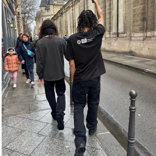 L 플라스틱프로덕트 MPa T-SHIRT 반팔 블랙 새상품