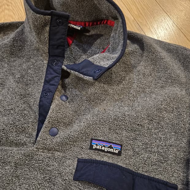 파타고니아 신칠라 니켈 라이트웨이트 아노락 집업 플리스 후리스