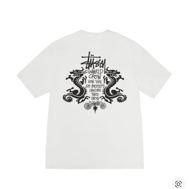스투시 드래곤 반팔티셔츠 s(m정도의 사이즈감)