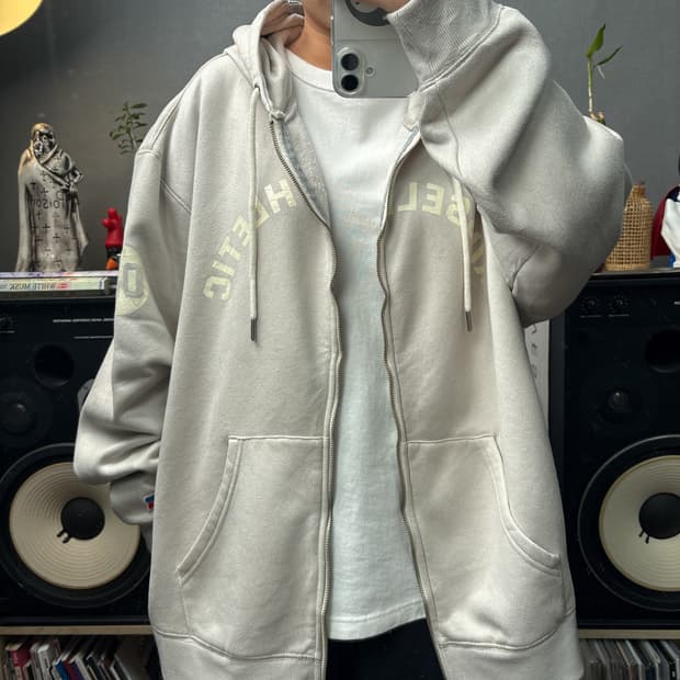 러셀 스웻후드집업