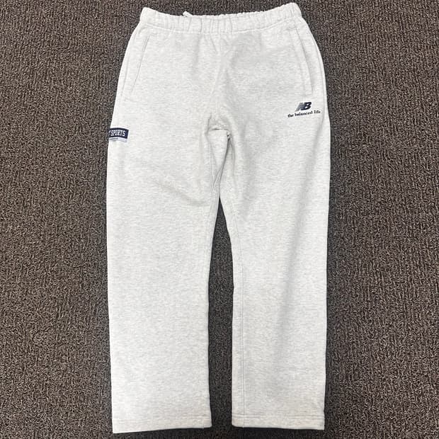 뉴발란스 트레이닝복 운동복 바지 애쉬그레이 M