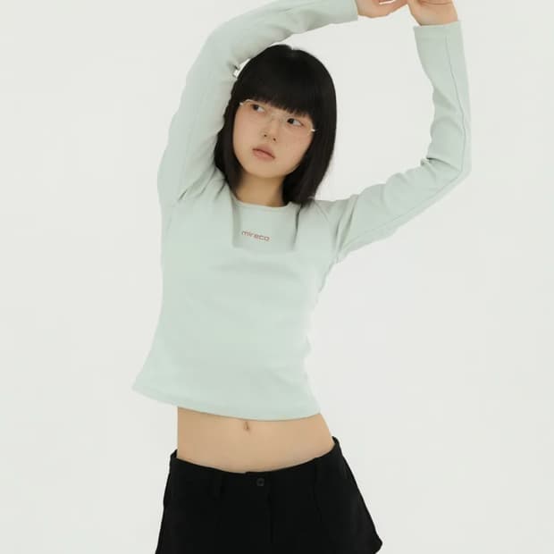 미레코 티셔츠 민트