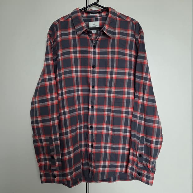 아메리칸 이글 체크 셔츠 XL(105)