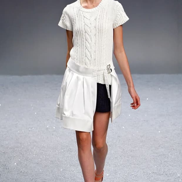 Sacai luck knit dress