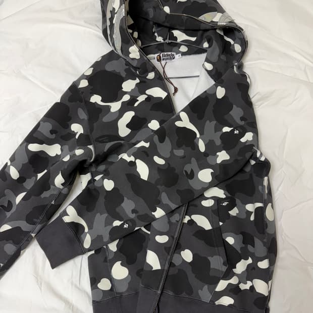Bape camo full hoodie zip-up 베이프 풀 후드집업