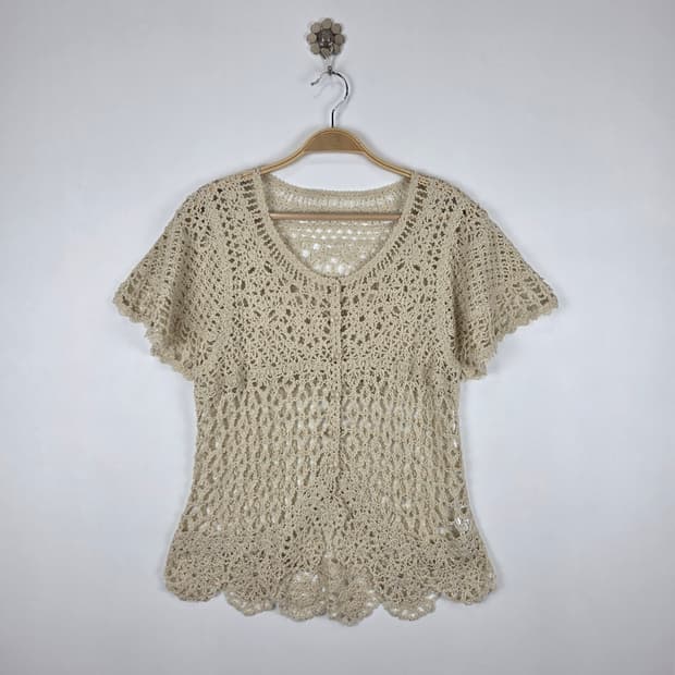 Maglia Reine 핸드크래프트 크로셰 가디건