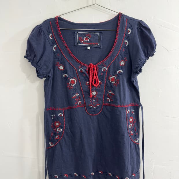 rocha john rocha neddlework blouse