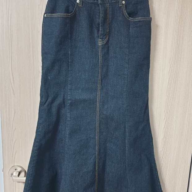 유어네임히얼 머메이드 데님스커트M