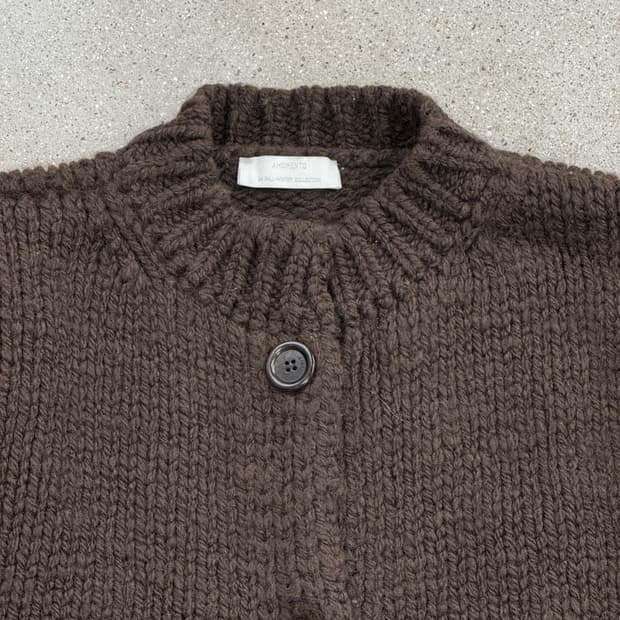 AMONENTO UNISEX 울100% 가디건 원사이즈