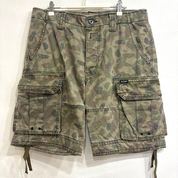 리플레이 블루진 카모반바지 