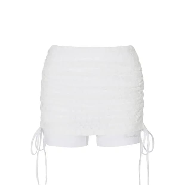 페인오어플레져 Bella skirt pants white S 벨라스커트