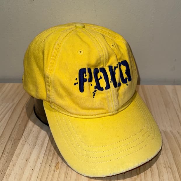 00s 폴로 랄프로렌 페인팅 빈티지 볼캡