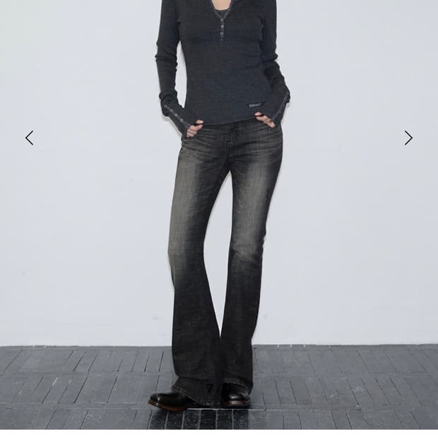 이네기 신상 워싱 부츠컷 팬츠 새제품판매합니다