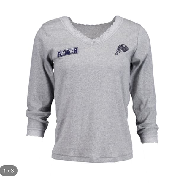 샬롬클럽 고티 레이스 탑 그레이