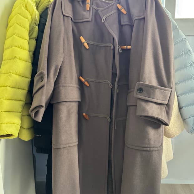 올드마가렛호웰 롱더플코트2사이즈 시나몬슬레이트