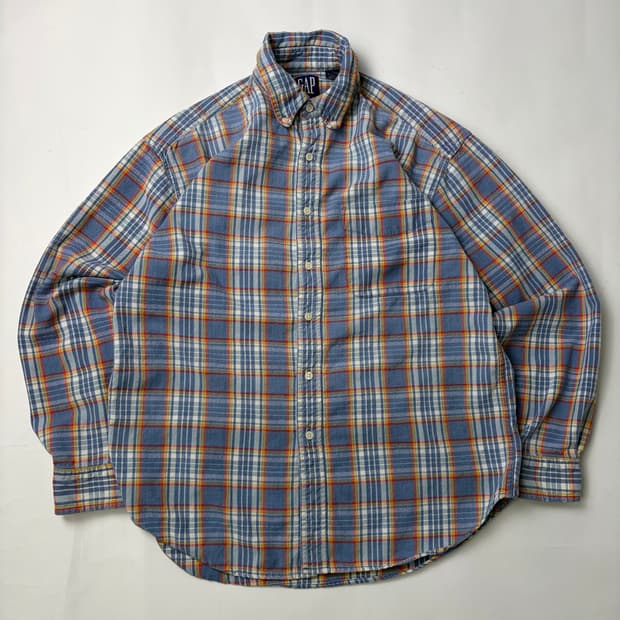 90s Gap Plaid Button Up Shirt