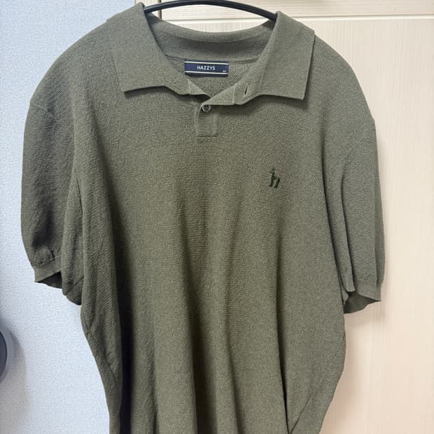 헤지스 남성 반팔 니트 100사이즈