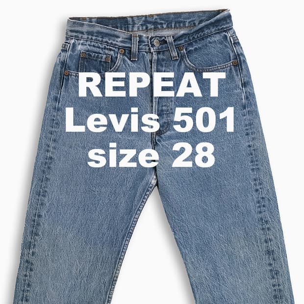 빈티지 리바이스 501 80s USA 28 인치 LV50130219