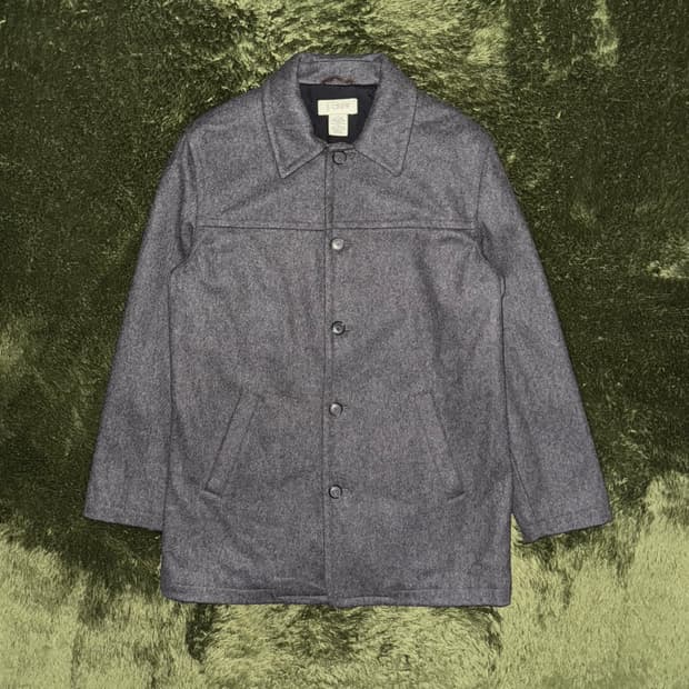 [S] J.Crew 제이크루 울 블렌디드 퀼티드 코트 그레이