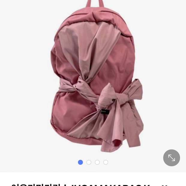 이우가마카라스 검정 백팩