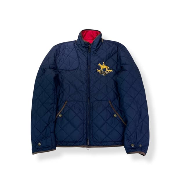 100 폴로랄프로렌 리버시블 양면 퀄팅 레더 자켓 