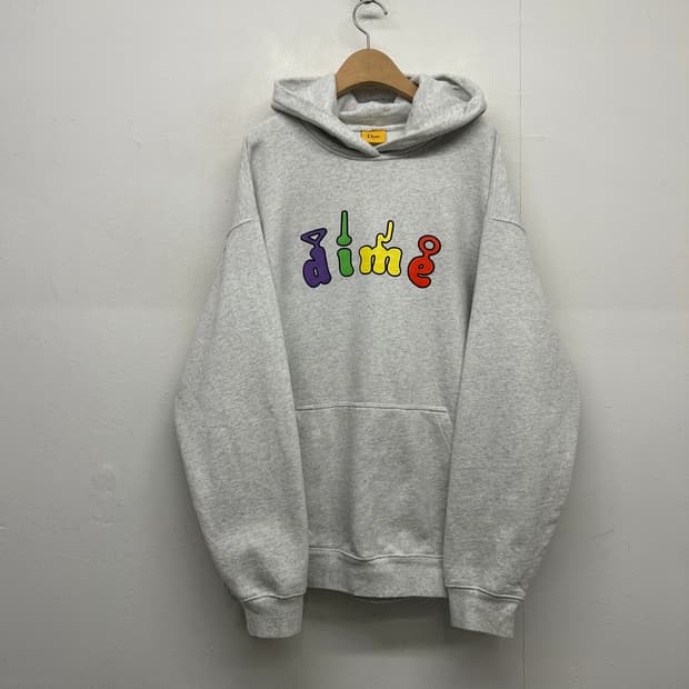 Dime 다임 멜란지컬러 텔레토비 후드티