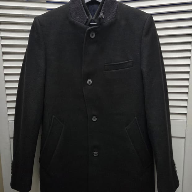 앤드지 지오지아 차이나카라 울 코트