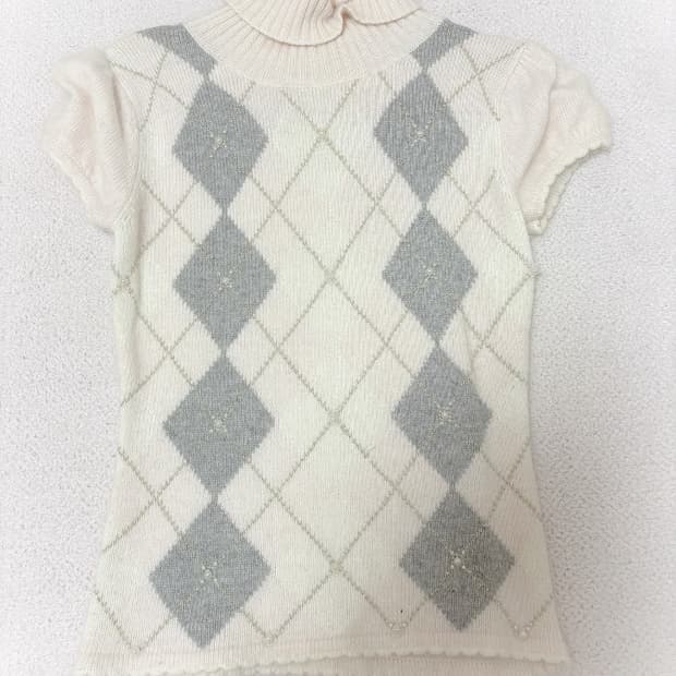 히메갸루 라떼갸루 아가일 니트