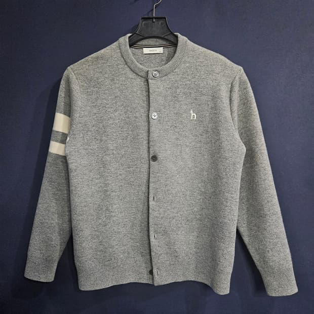 헤지스 그레이 남성 100 가디건 