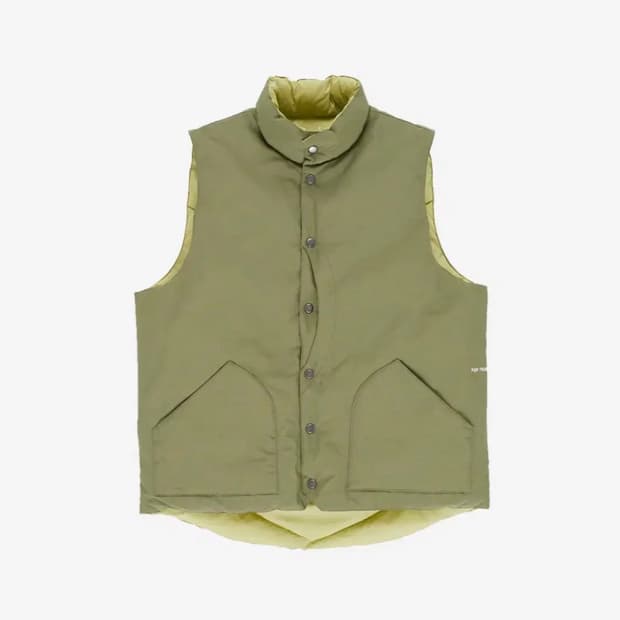 팝트레이딩 컴퍼니 Quilted Reversible Vest XL