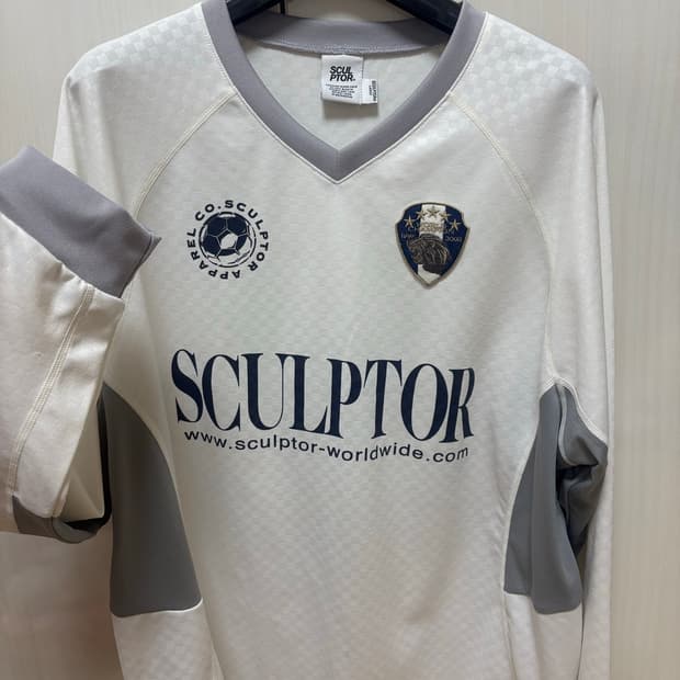 스컬프터 싸커 져지 sculptor soccer jersey white