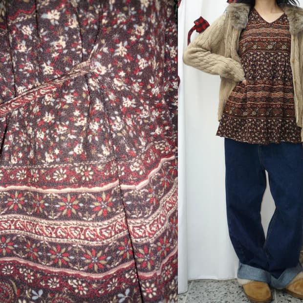 Hippie ribbon blouse