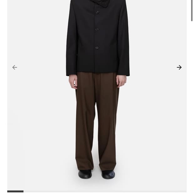 아모멘토 26ps오버사이즈 울자켓 m