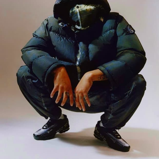 [M] 슈프림 스톤아일랜드 크링클랩스 다운 틸