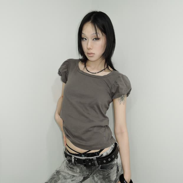 Puff-Sleeve Top