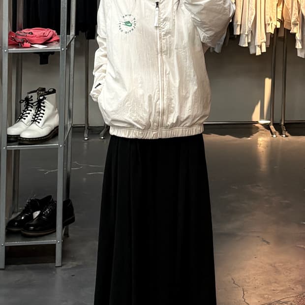 나이키 NSW 우븐 말라카이트 화이트 자켓 A3710