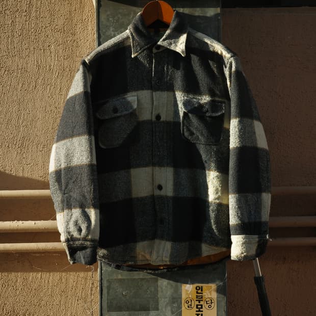 70s 퍼 라이닝 Cpo 셔츠