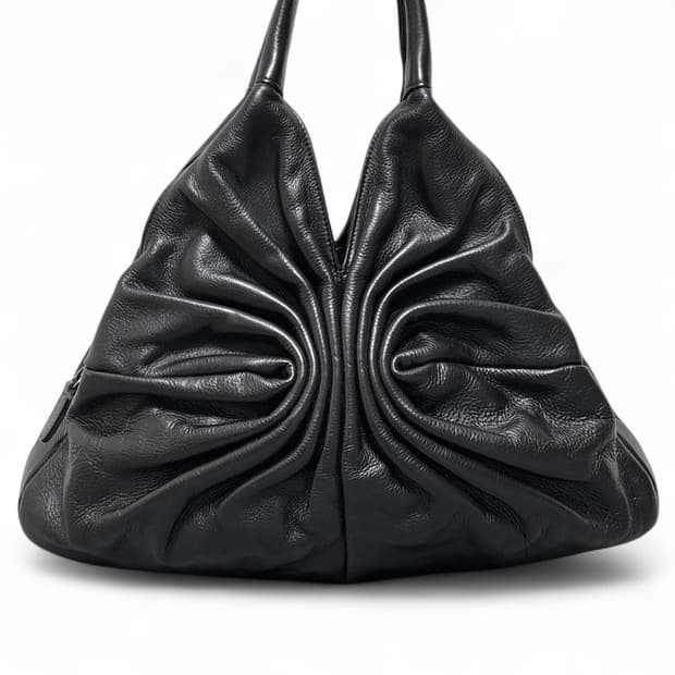 아루칸 벨도레 카우레더 숄더백 릭 이나 요지 스타일