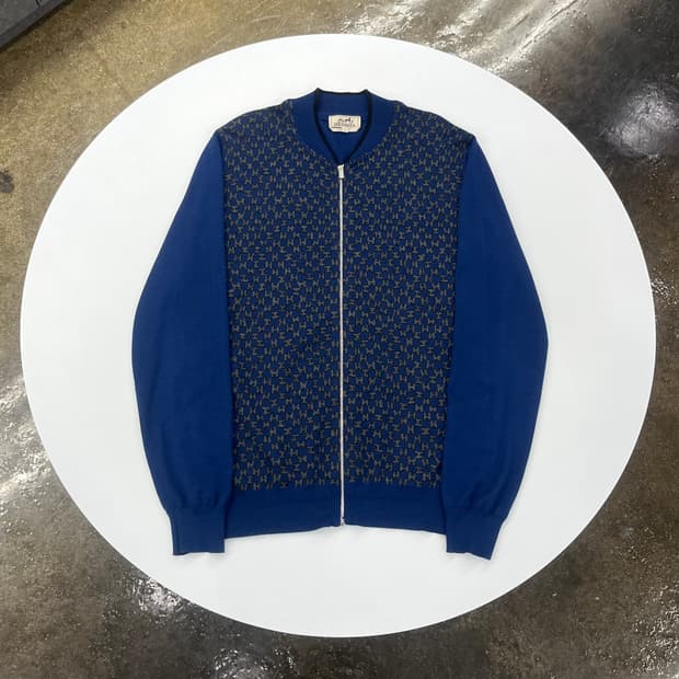 에르메스 H 풀로고 캐시미어 집업 [L사이즈]