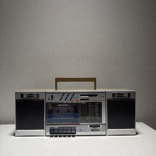소니 카세트 붐박스 오버홀 완료 CFS-3000