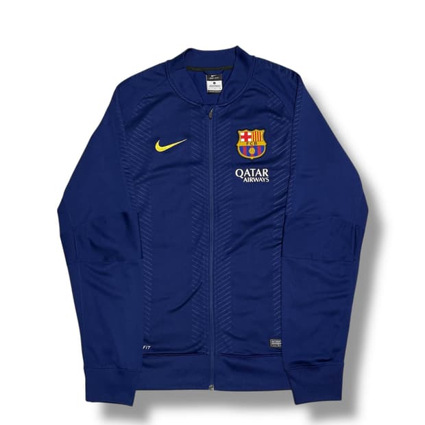 Nike 네이비 바르셀로나 트랙탑 져지