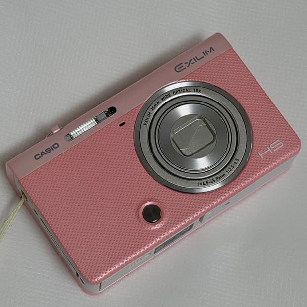 카시오 엑슬림 EX-ZR70 핑크 빈티지 디카