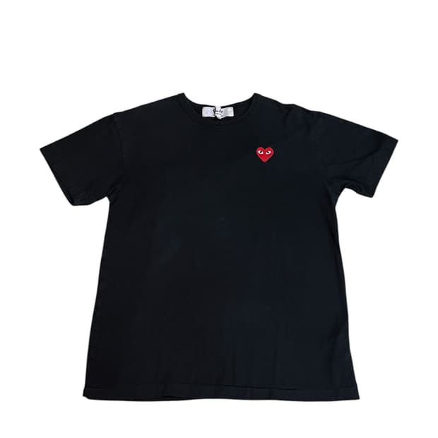 꼼데가르송 반팔 티셔츠 블랙 XL