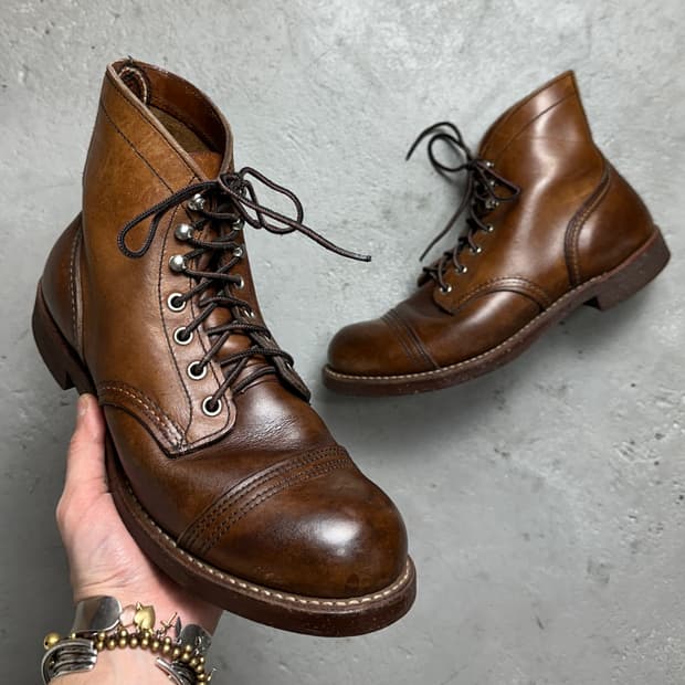 OG USA Made 레드윙 8111 아이언레인저 워크 부츠