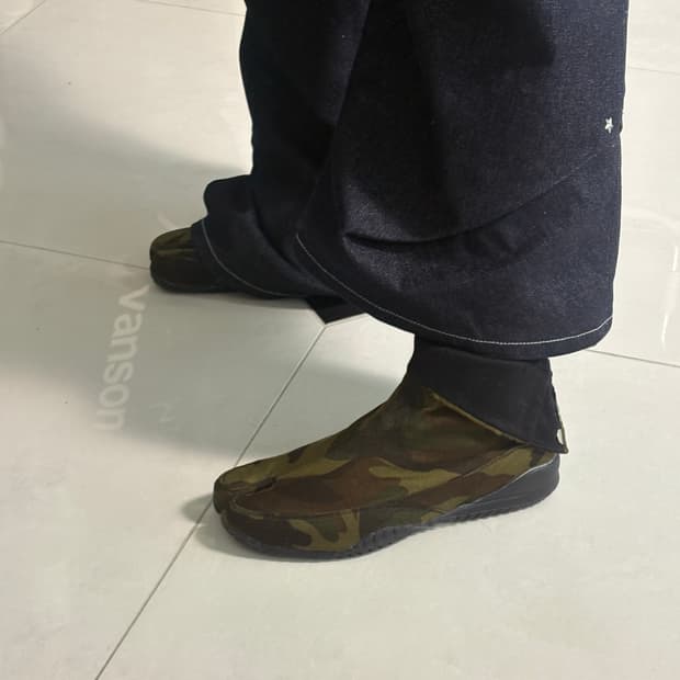 TABI-JI cotton shoes camo 타비 코튼 슈즈