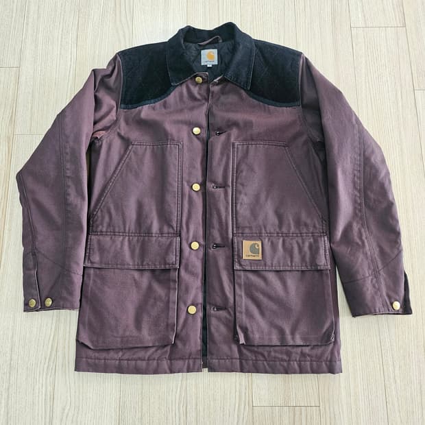 정품 CARHARTT WIP Shelter Coat 버건디 M