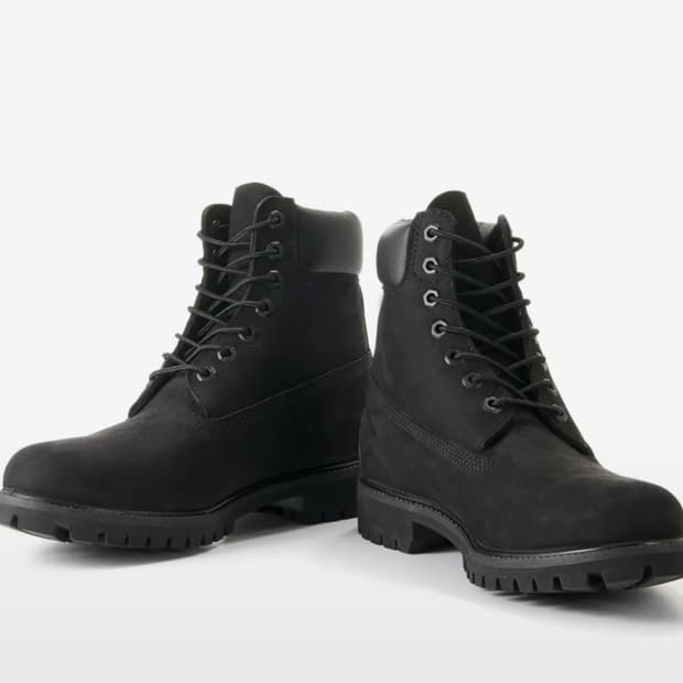 [새상품] 팀버랜드 프리미엄 6인치 블랙 누벅 265 (와이드)